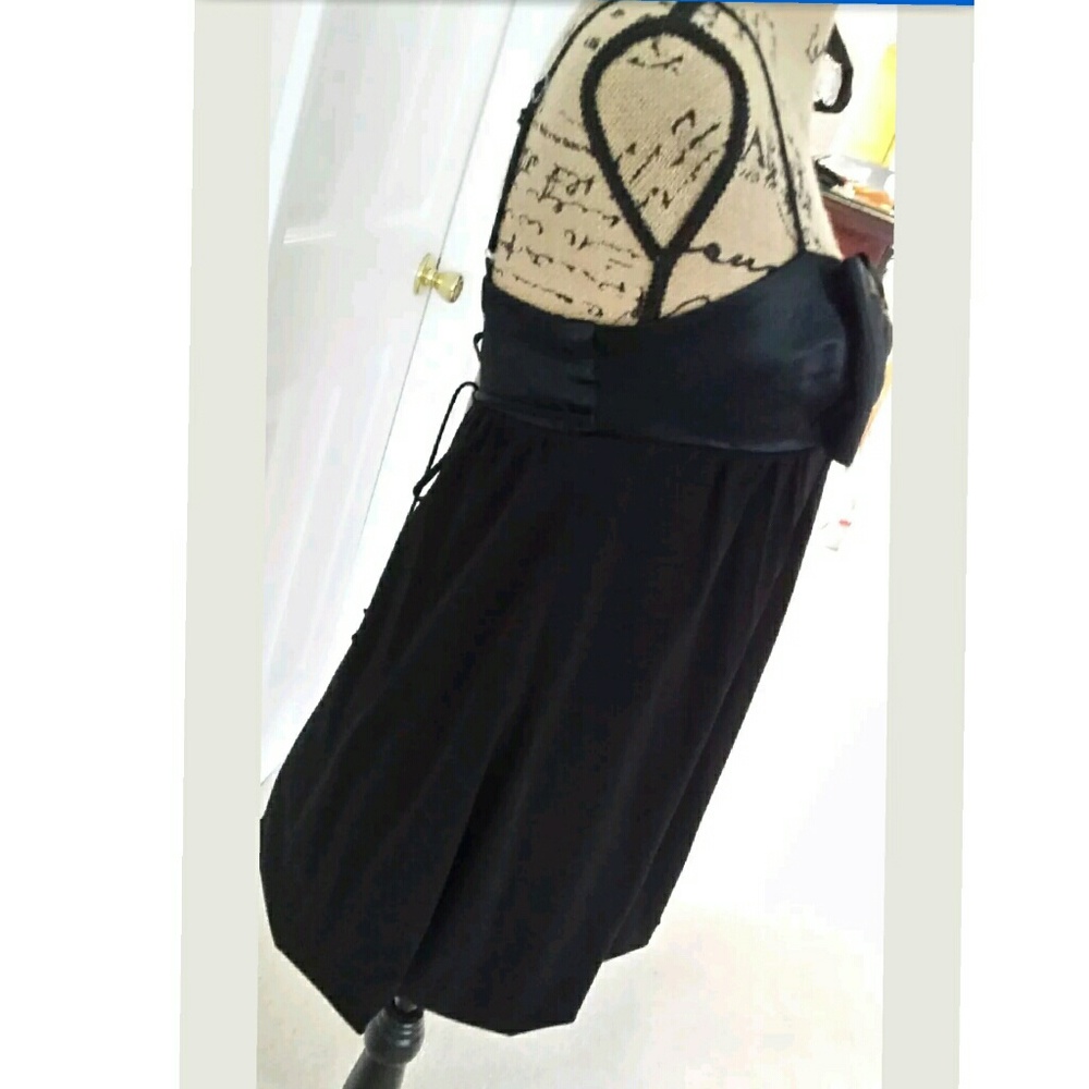 Speechless cocktail black dress sz small blouson - Picture 5 of 8